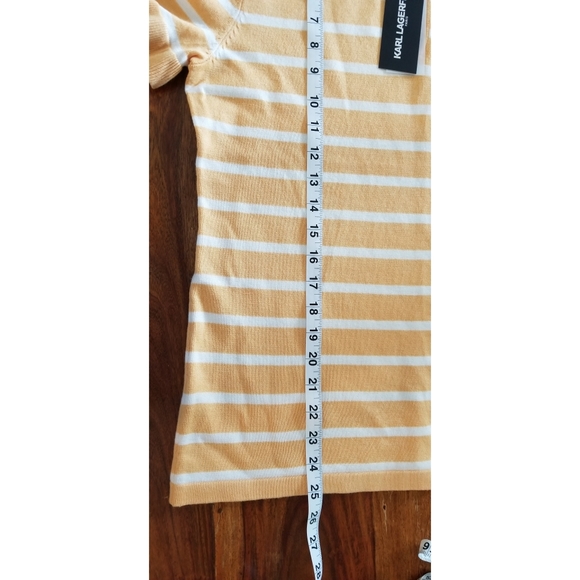 Karl Lagerfeld Paris
Striped & Lace Collared Top - Picture 10 of 11